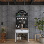 Hanah Home Armario Multiusos Nogal y Blanco